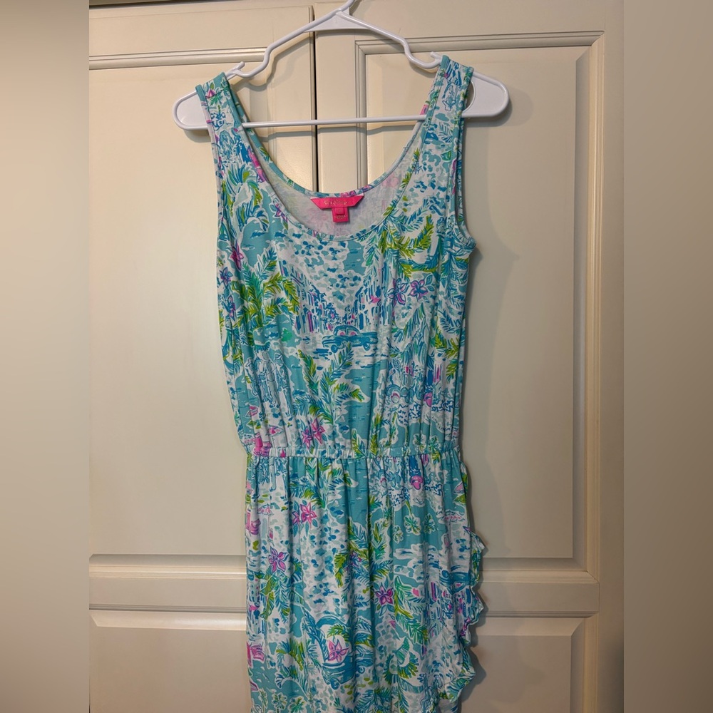 Lilly Pulitzer Analee Romper WHAT A LOVELY PLACE size small ($65)